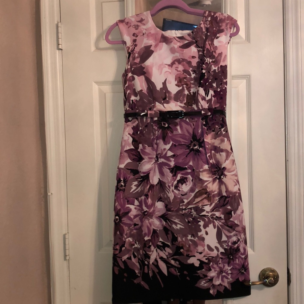 Purple Floral Dress